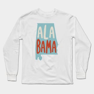State of Alabama Long Sleeve T-Shirt